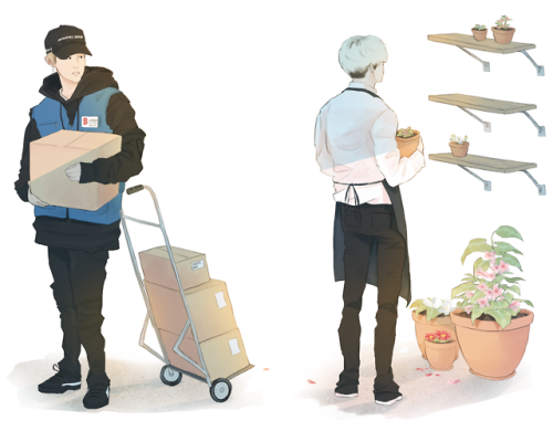 Delivery n flower boy