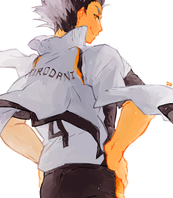 dklem:  Captain Bokuto, requested by @herrvarg