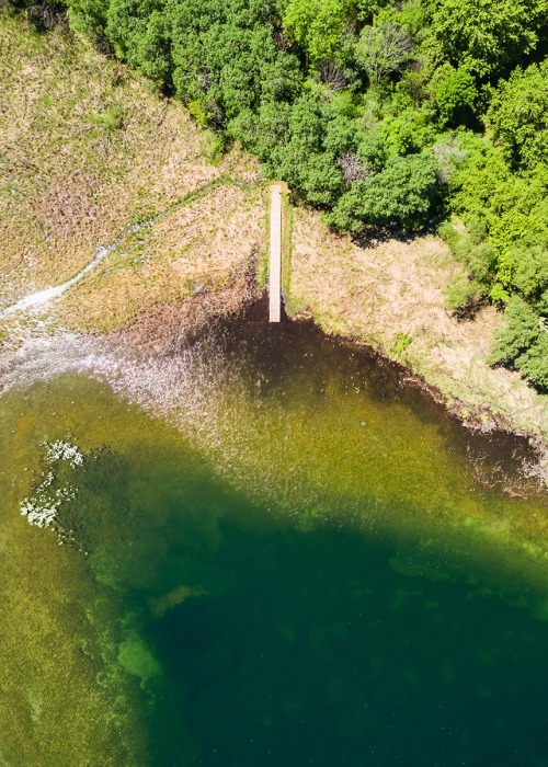 itakephotosofallthethings:From Up HereUpper Genesee Lake, WI