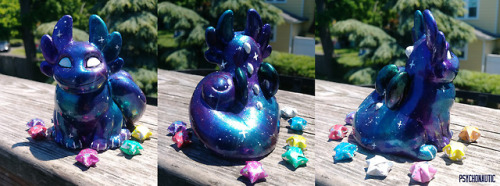 Finished the first paintjob! Went with a galaxy look for the black cast. 3in tall. You can buy em he