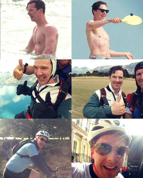 thedoctorsjawn: It looks so cute when Benedict is doing sports! 
