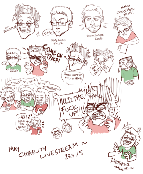 woosome:  Some sketches from the epic charity livestream of today(/night)~ 