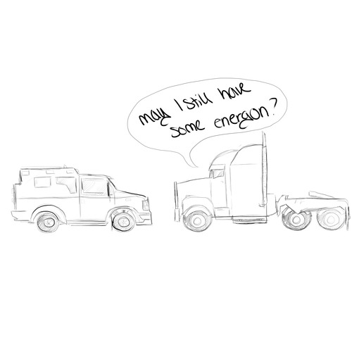 failsnail:  little-miss-masquerade:  little-miss-masquerade:  medicwildriderprime:  iopele:  deadendclinic:  autobotprime:  biozonic:  autobotprime:  robotsandramblings:  the idea that Optimus just sits in truck mode when he’s really pissed and/or giving