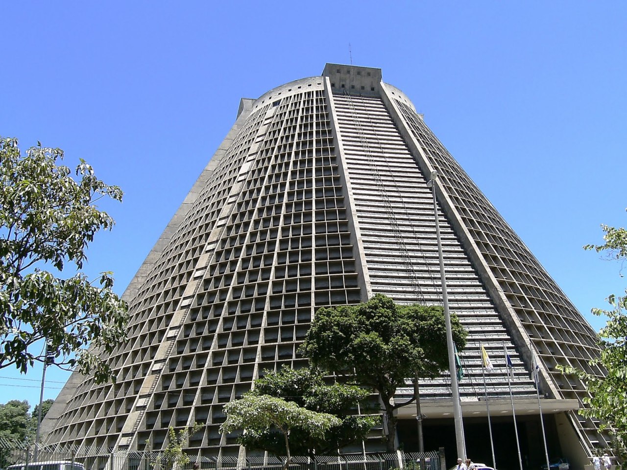 architectureland:  Metropolitan Cathedral of Rio de Janeiro designed by Edgar Foncecain