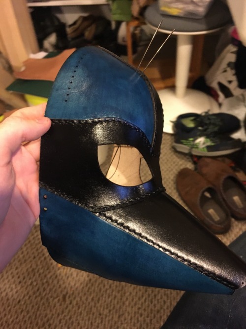 Progress Shots Of Making A Lucario Costume, My Most Recent Big Project. First Up, The Mask! 