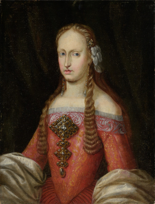 Mariana of Neuburg, Queen of Spain (1667-1740) by Francisco Ignacio Ruiz de la Iglesia, 17th century
