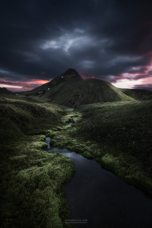 Blue Satin by Simeon PatarozlievAnother image from my favourite Storasula peak in Iceland. If you&am