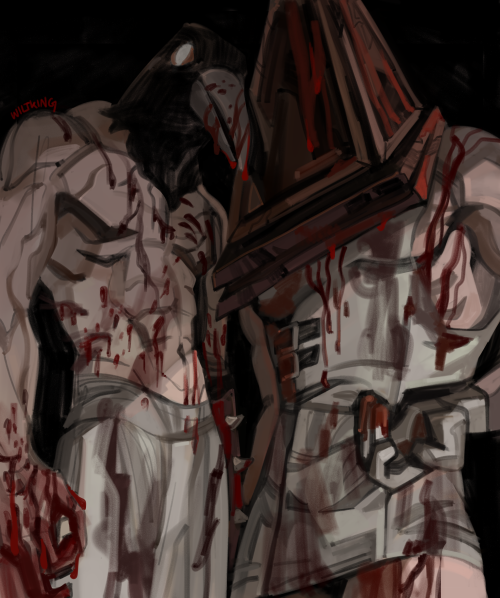 This Pyramid Head fanart is awesome! (Source in the comments) : r/silenthill