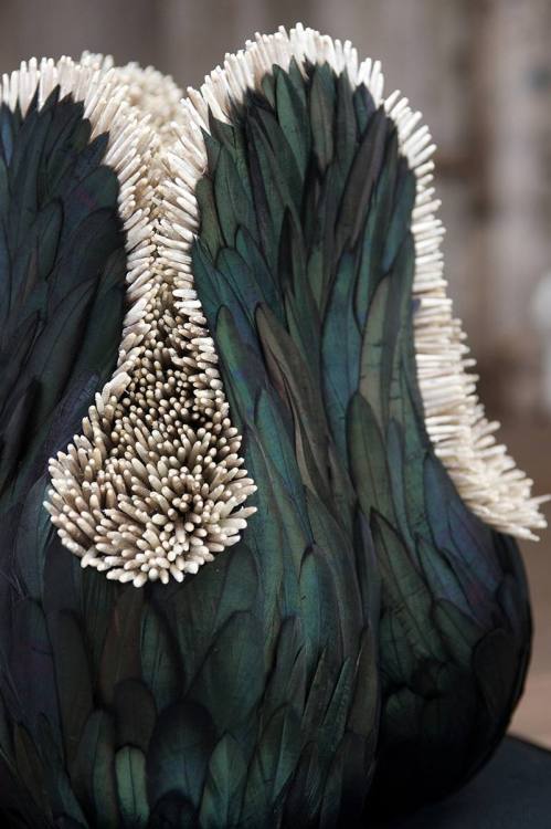 Kate MccGwire, www.katemccgwire.com &ldquo;I gather, collate, re-use, layer, peel, burn, 
