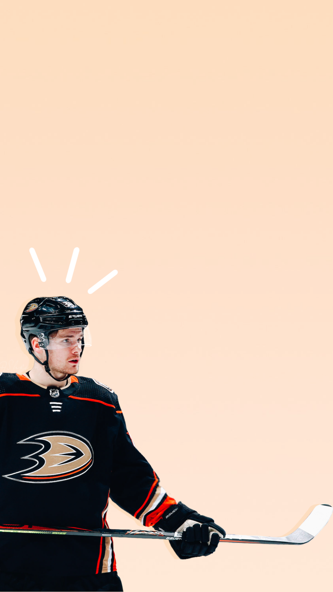 Where Hockey Meets Art — wallpapers • team north america + black & salmon