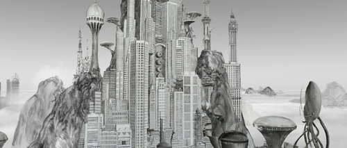 sinethetamagazine:New Classic of Mountains and Seas 3 (新山海经 3) by Anxiong Qiu (邱黯雄). Animation. 2013