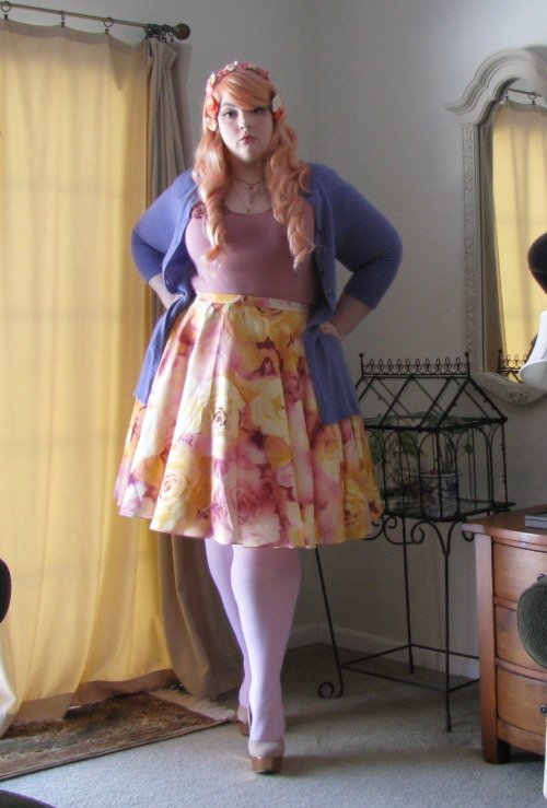 beckpoppins:  ‘rosey peach’ ootd 