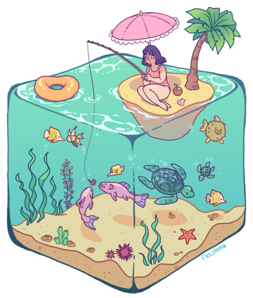 frejs-froggy-artblog - Which one would u like to take a swim in?...