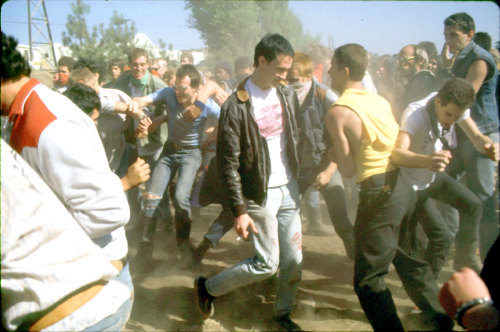 theunderestimator-2: Hardcore action in the pit at the 1st outdoor Eastern Front punk rock festival,