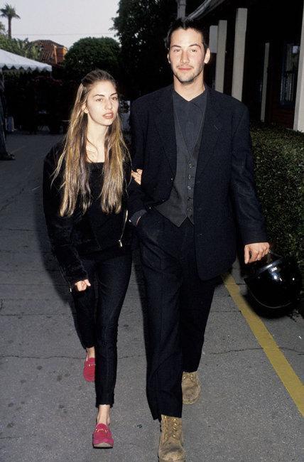 oldloves:Sofia Coppola & Keanu Reeves, 1992