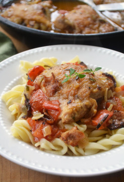 foodopia:  chicken cacciatore: recipe here 