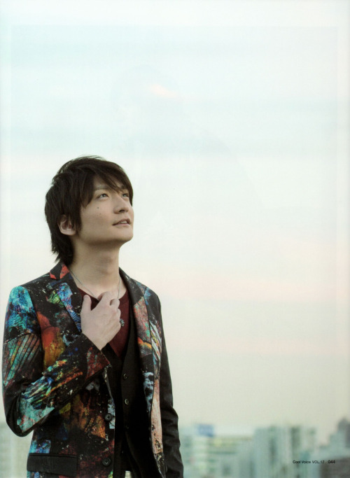 seiyuu: Shimazaki Nobunaga in Cool Voice Vol 17Please do not reupload / redistribute my scans elsewh