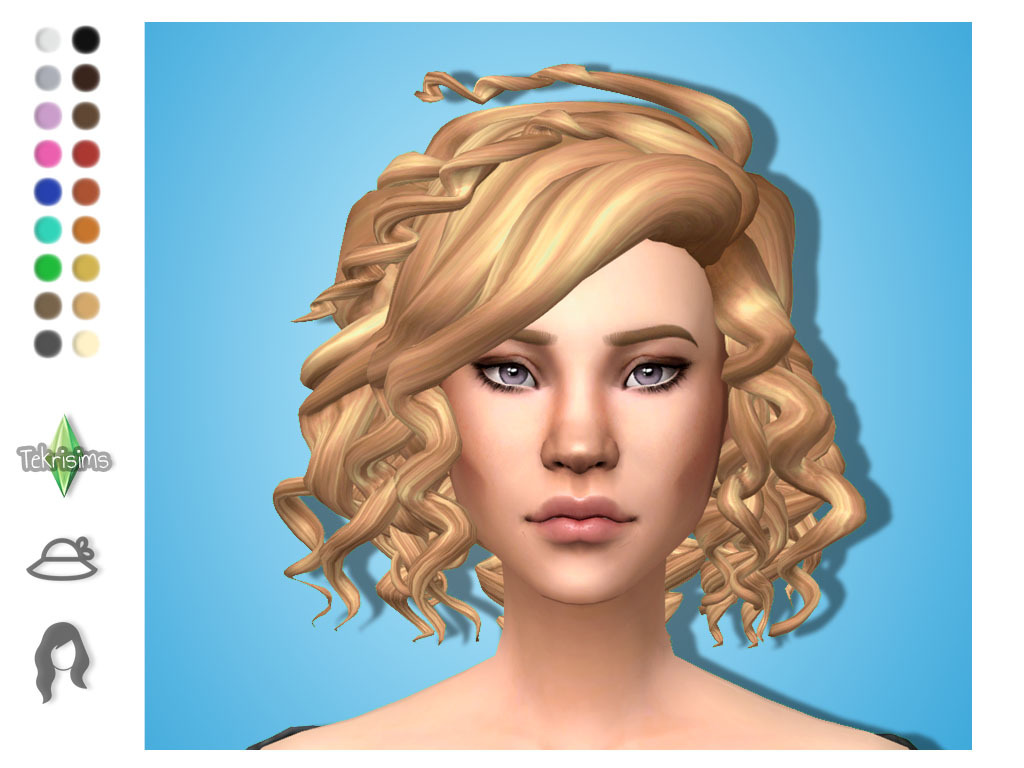 s4cc : Tori; Messy Curls! Download ->『SimFileShare!』...