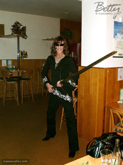 Lord of transvestites.. that sword was really heavy as &hellip;