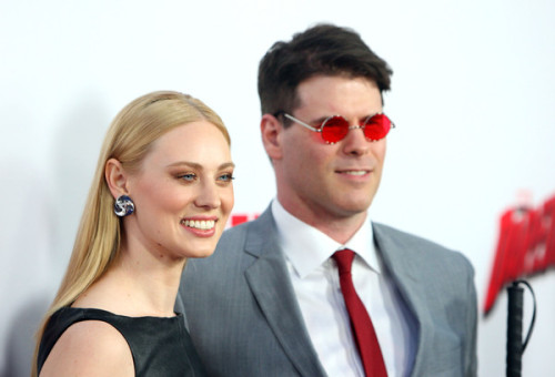 harrietvane:Deborah Ann Woll’s partner, E.J. Scott - who is legally blind - dressed as Daredevil to 