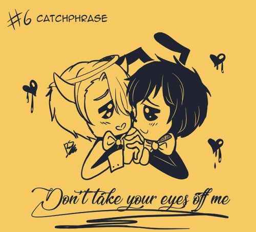 rhapeseuhans:#Toontober Day 6: “Catchphrase” “Don’t take your eyes off me” - Katsuki Yuuri <3 