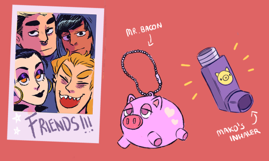 yazzdonut:   Highschool AU Roadhog+Junkrat facts and info! jamie tends to fight a lot, with lots of people mako gets used to cure him whenever he gets in a fight most of the time he fights with people who have been mean to mako jamie is scared of being