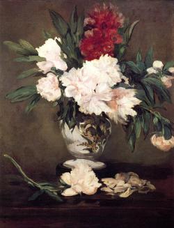 artistic-depictions:  Vase of Peonies on