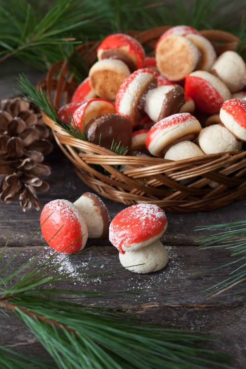 Christmas Recipes — Russian Mushroom “Gribochky” CookiesIngredients —Do