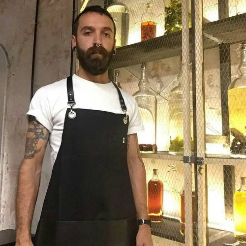 @maceratallerbar #apron by @qooqer#workwear #apron #barman