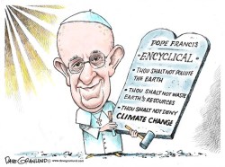 cartoonpolitics:  “Pope Francis has released