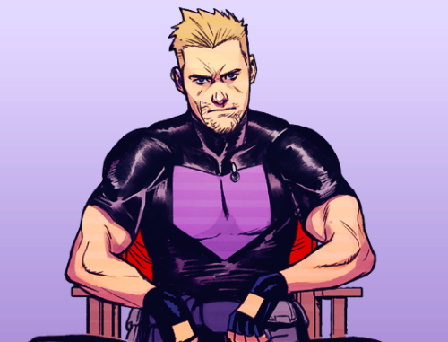 bobbimorses:clint barton in west coast avengers v3 001 | stefano caselli