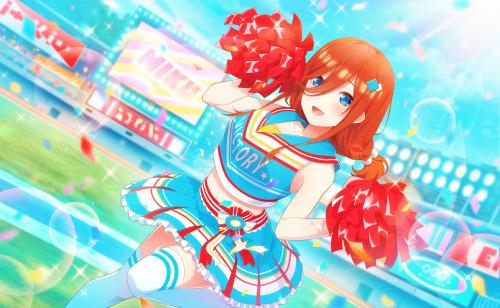 RECOLORED |  Cheerleader   ↳ ☆ ° Miku Nakano ♡ ° ☆