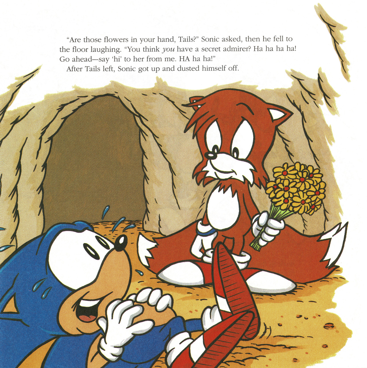 I love how Sonic is such a huge jerk in the Fleetway Comics : r