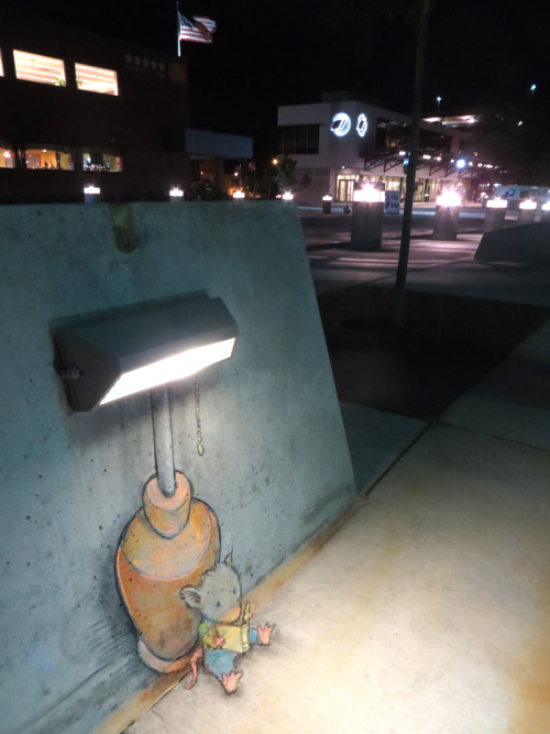itscolossal:  David Zinn’s Quirky Chalk and Charcoal Characters on the Streets of Ann Arbor