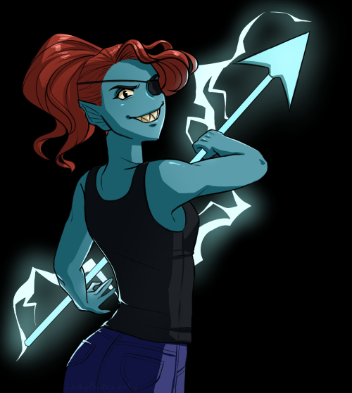 Undyne from “Undertale” for SixFanarts!