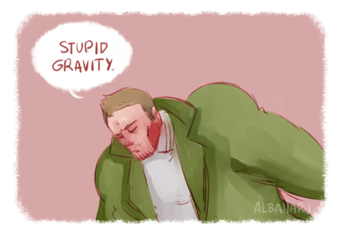 albaharu:Those vids of astronauts forgetting gravity feat Luther Hargreeves