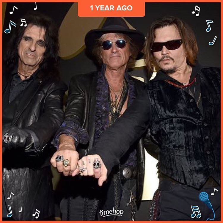 “It was all a dream…” One year ago today, the world was the Hollywood Vampires’ oyster. Miss u, Hollywood Vampires. #HollywoodVampires