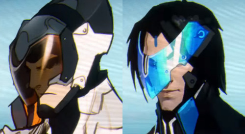overwroughtfan:Members of Overwatch in the “Recall” animated short released today. Blue-eyed cyborg 