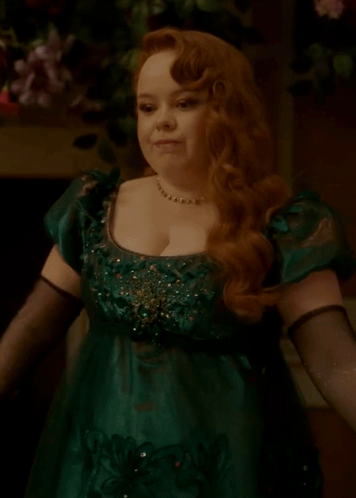 Nicola Coughlan As Penelope Featherington In Bridgerton Season 3.