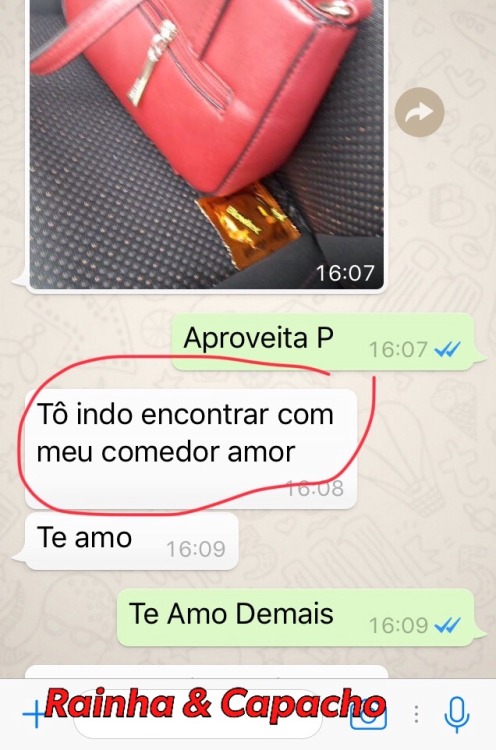 rainhaecapacho:  Sendo Corno oficialmente! Te Amo Rainha Putinha. Com a Camisinha já no jeito