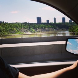 Beautiful city dirty river! #yeg