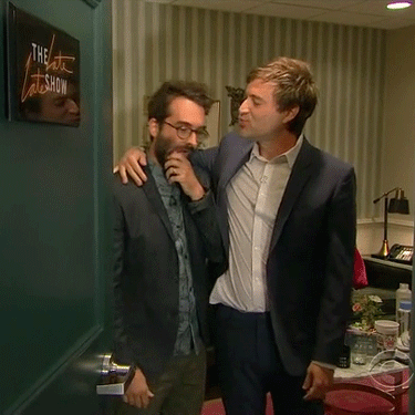 bleuskais:Late Late Show 31 Jul 2017 Duplass Brothers