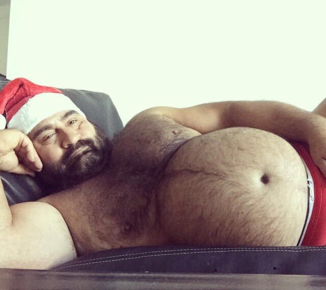 keepembloated:  Bloated Santa… so much milk and so many cookies.