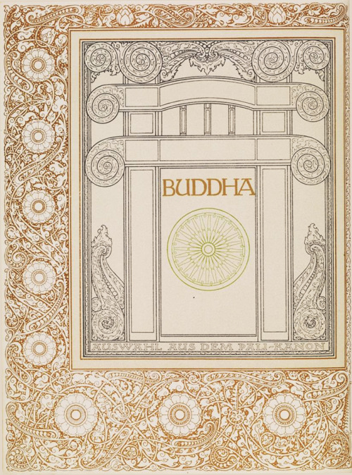 Marcus Behmer, artwork for the book Buddha – Pāli Canon, 1920-22. Brandus, Berlin. Venator Hanstein