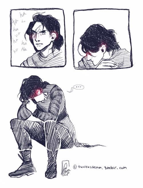 thealeksdemon: *hyperventilates* I got carried away. I have a headcanon that no matter how unfazed K