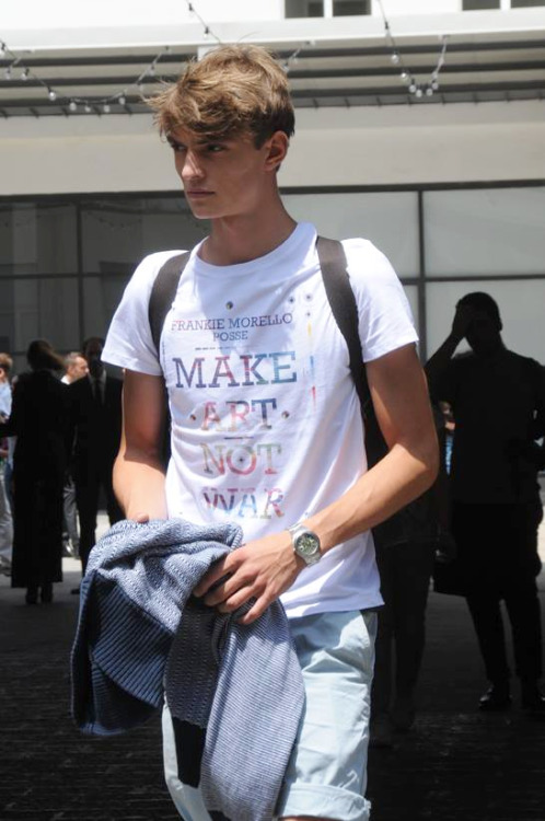 damplaundry:  Guerrino Santulliana at MFW S/S 2015 by Sam Cosmai 