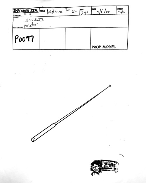 Invader Zim: Professor Membrane/ Ms. Bittersfrom season 1 official Model sheets. 