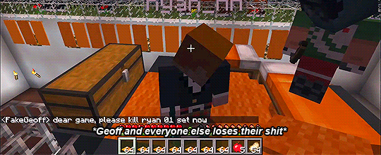 trevorcolins: Ryan: Geoff asked the game to kill me so I just typed “/kill”