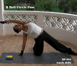 iamftns:  30 minutes Mix Martial Arts inspired workout!  You will burn fat and tone your body with Burn#9! Do exercises (1+2+3+4+5+6+7+8) 3X  Then Stretch with (9+10) Safety Tips:  - Keep the abs contracted all the time - Land softly on the jumps -
