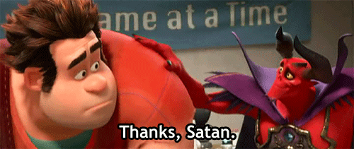 ruinedchildhood:  I will never get over the fact someone said “Thanks, Satan” in a DISNEY MOVIE